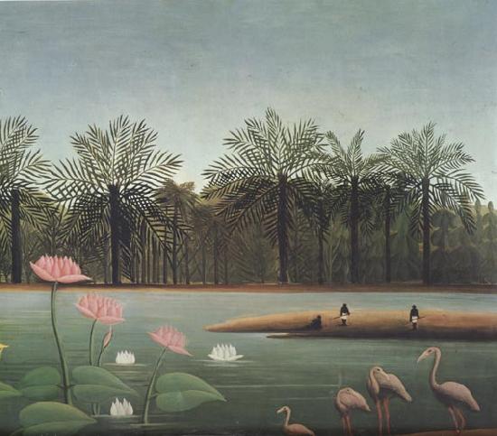 Henri Rousseau The Flamingos Germany oil painting art